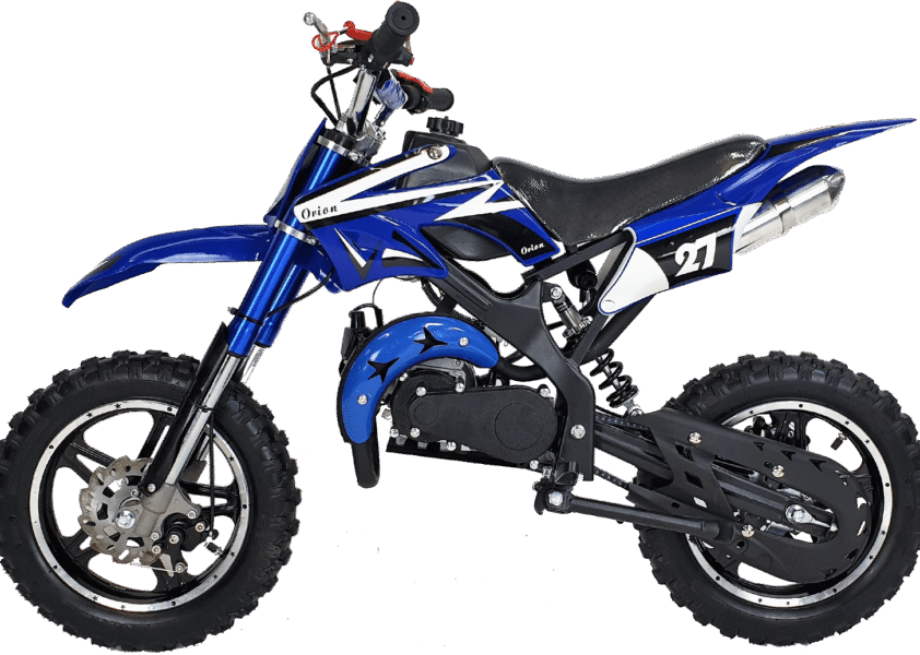 GJ49 - Standard 50CC 2-Stroke Dirt Bike | Orange Pull